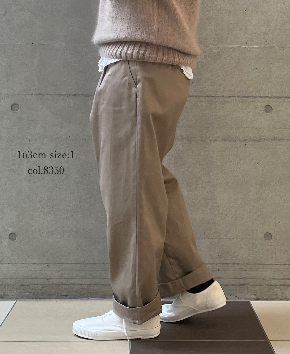 GMDSH2451(パンツ) WEST POINT ONE-TUCK TROUSERS