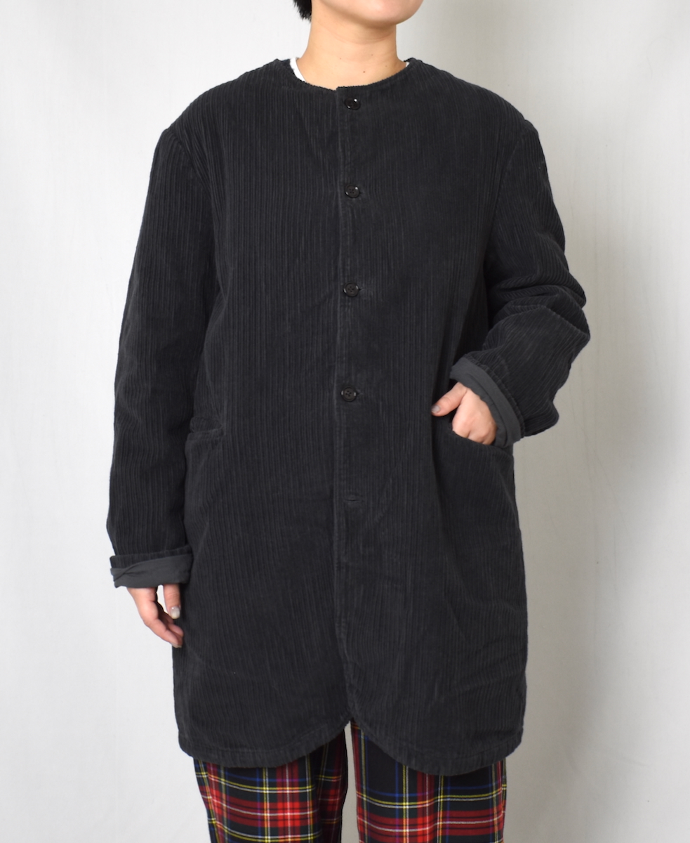 NVL2563D(コート)WIDE&NARROW WALE CORDUROY(OVERDYE) 60’S ORGANIC CAMBRIC CENTER VENT NO COLLAR COAT
