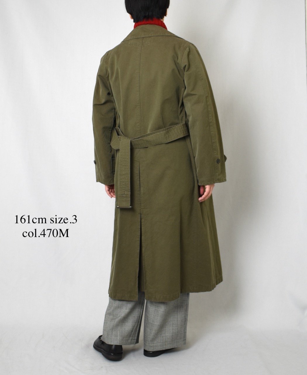 NMPA1701ST DOUBLE BREASTED COAT(FULL SLEEVE)