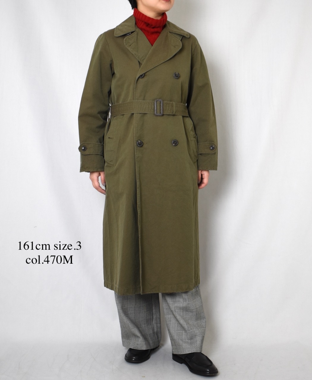 NMPA1701ST DOUBLE BREASTED COAT(FULL SLEEVE)