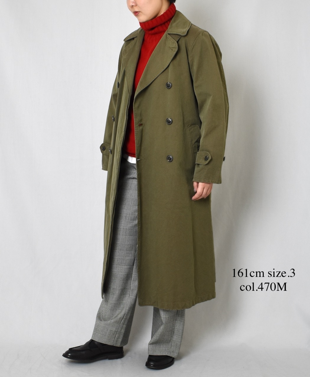 NMPA1701ST DOUBLE BREASTED COAT(FULL SLEEVE)