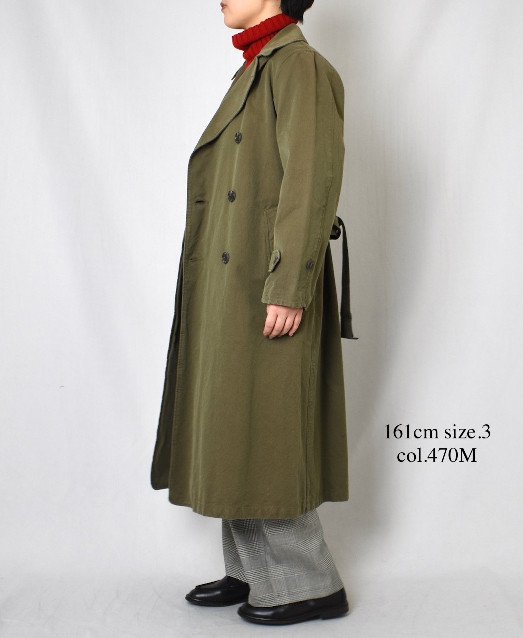 NMPA1701ST DOUBLE BREASTED COAT(FULL SLEEVE)