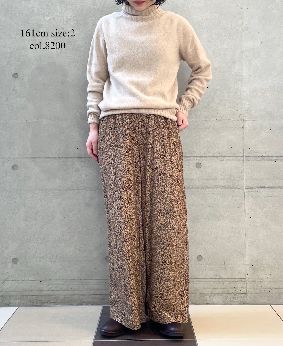 JNAMP1651 (ニット) POLO NECK SADDLE SHOULDER P/O