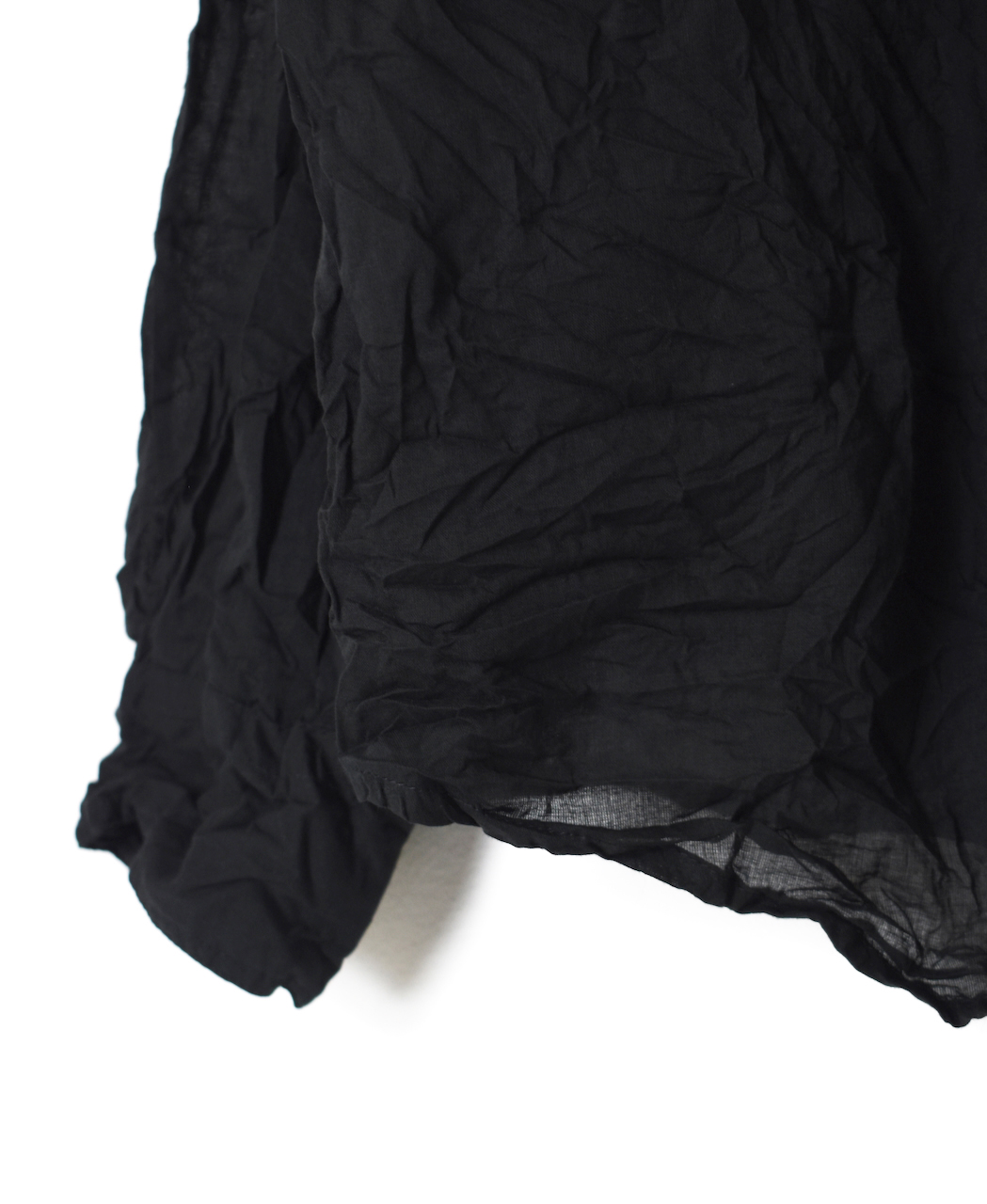 ●NVL1861CVW (シャツ) 80s ORGANIC VOILE PLAIN (WRINKLE) REGULAR COLLAR L/SL OVERSIZED SHIRT