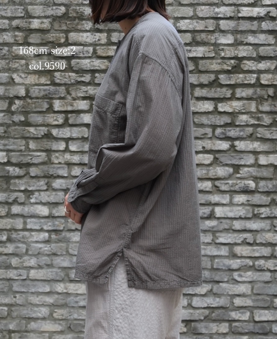 ●MDSH2601BD(シャツ) 80s ORGANIC COTTON(BIG CHECK×SMALL CHECK)OVERDYE(BALL BUTTON) PULLOVER SHIRT