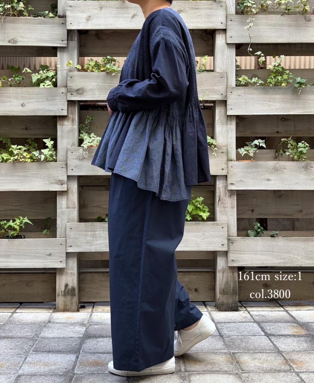 GNMDS2502CW(パンツ) COTTON DYED WEATHER 2TUCK WIDE EASY PANTS