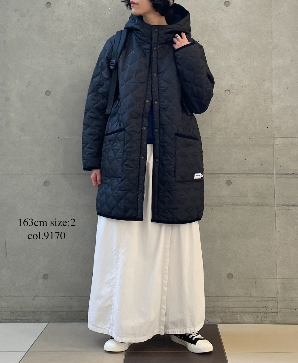 INAM2556PD(キュロット) 40s POPLIN OVER DYE WRAP CULOTTES WITH SEAM POCKET