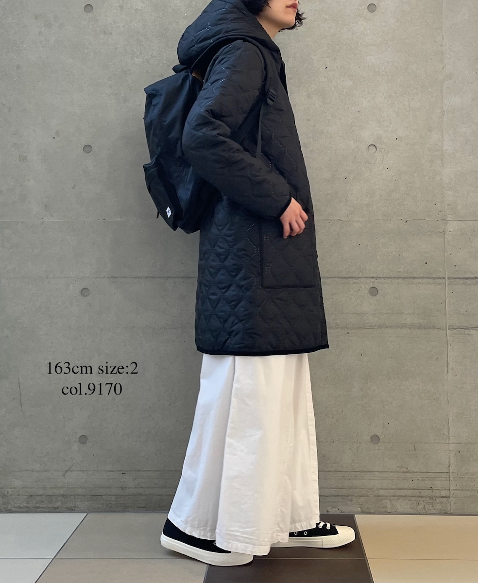 INAM2556PD(キュロット) 40s POPLIN OVER DYE WRAP CULOTTES WITH SEAM POCKET