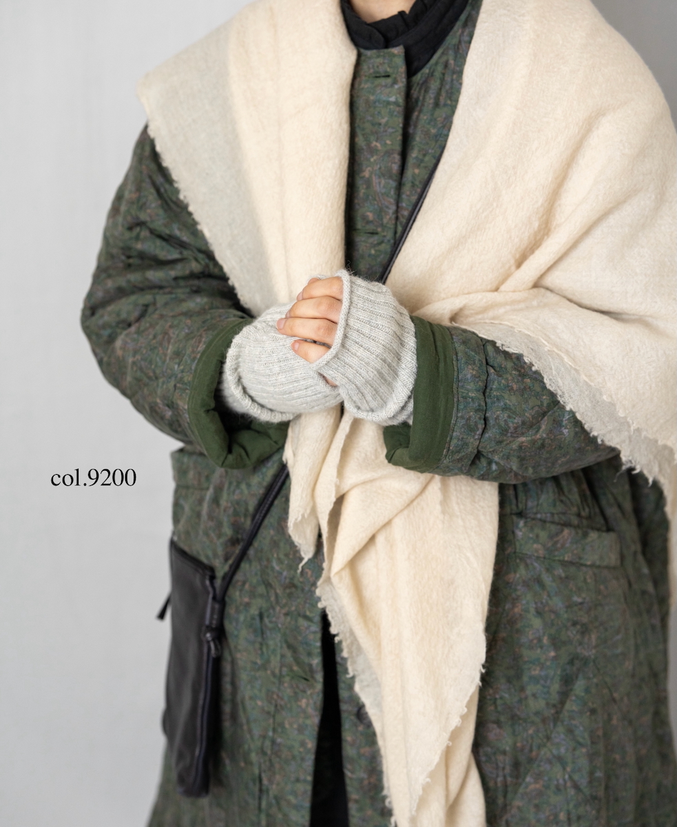 NGG2151 (手袋) GEELONGORA RIB FINGERLESS MITTON