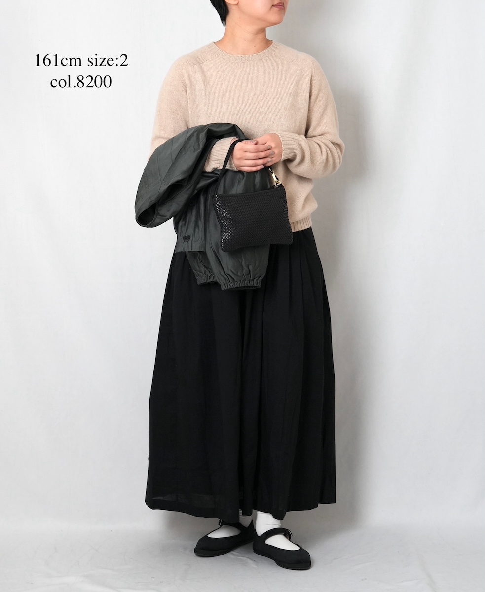 JNAMP1451 (ニット) CREW NECK SADDLE SHOULDER P/O