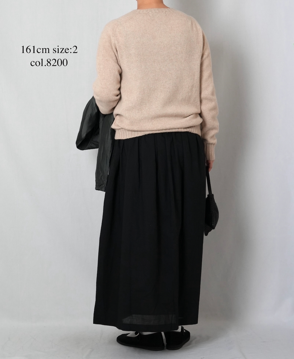 JNAMP1451 (ニット) CREW NECK SADDLE SHOULDER P/O