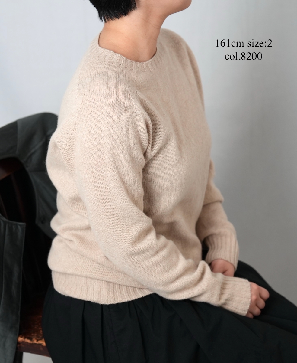 JNAMP1451 (ニット) CREW NECK SADDLE SHOULDER P/O