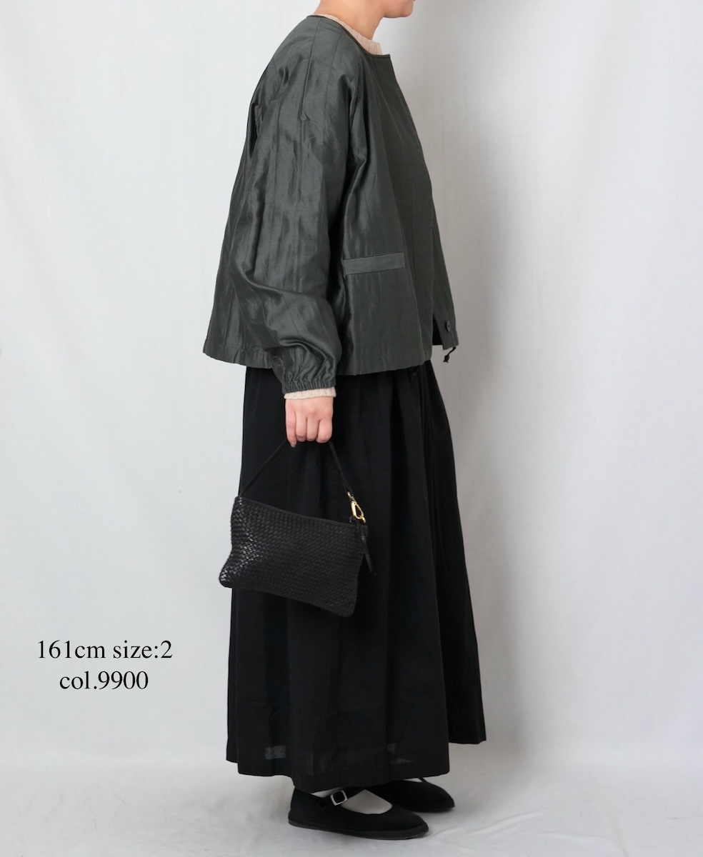 NSL25565(スカート) 60s CAMBRIC PLAIN GATHERED SKIRT