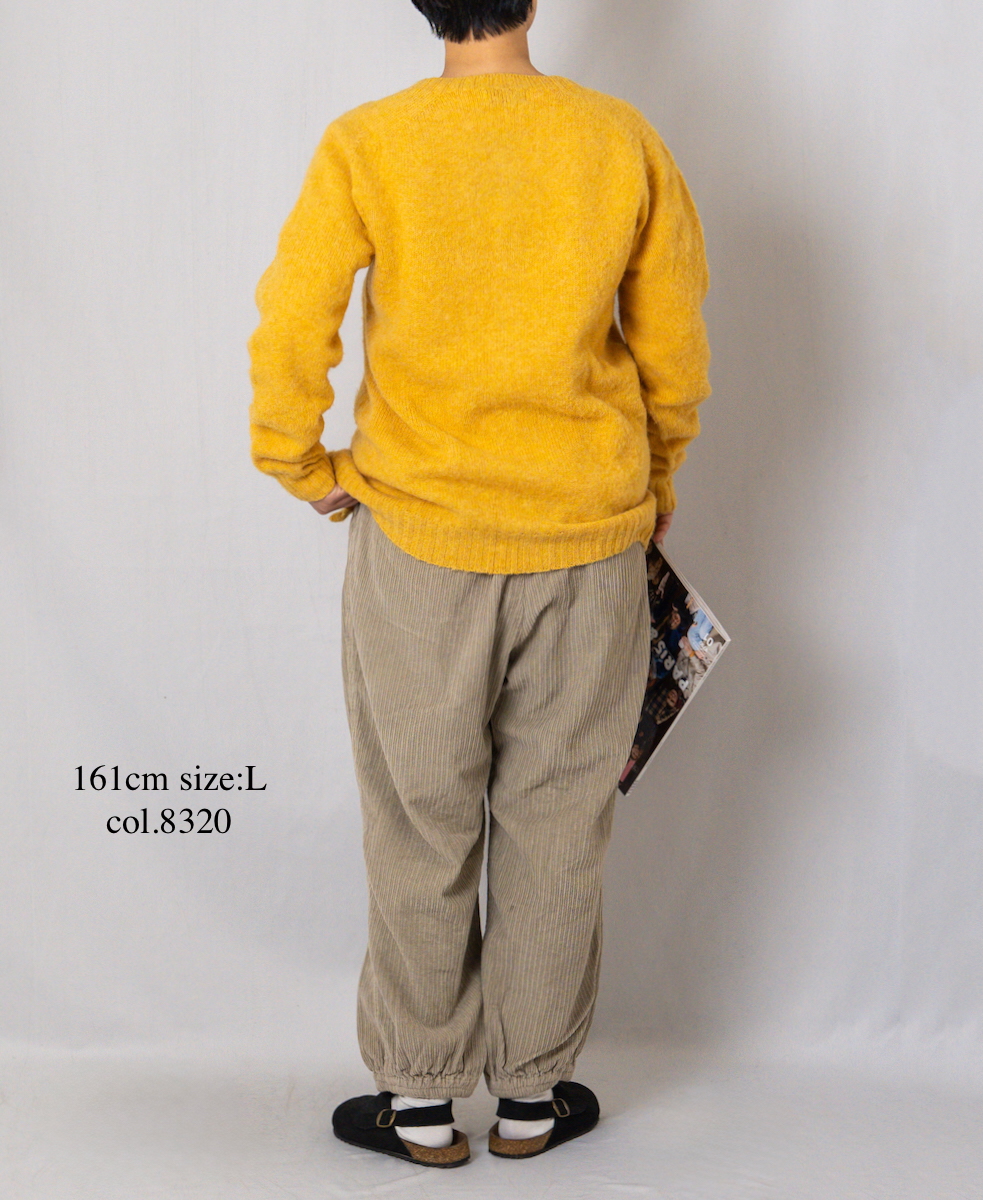 NVL2564D(パンツ)WIDE&NARROW WALE CORDUROY(OVERDYE) 60'S ORGANIC CAMBRIC EASY PANTS