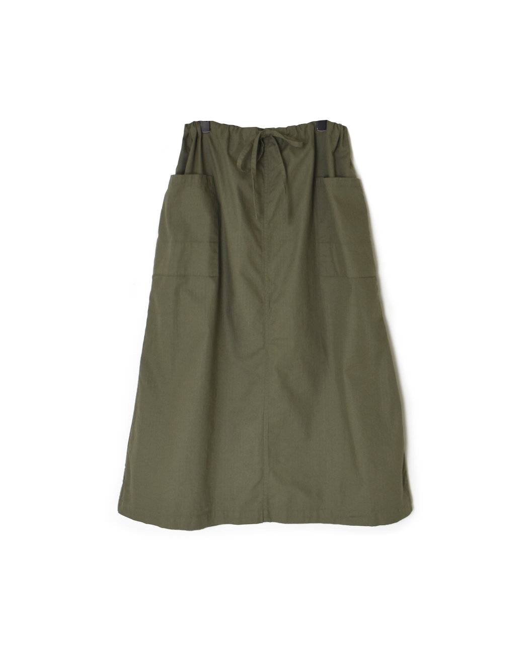 ●INHT2514CHW(スカート) COTTON HERRINGBONE WASH EASY SKIRT