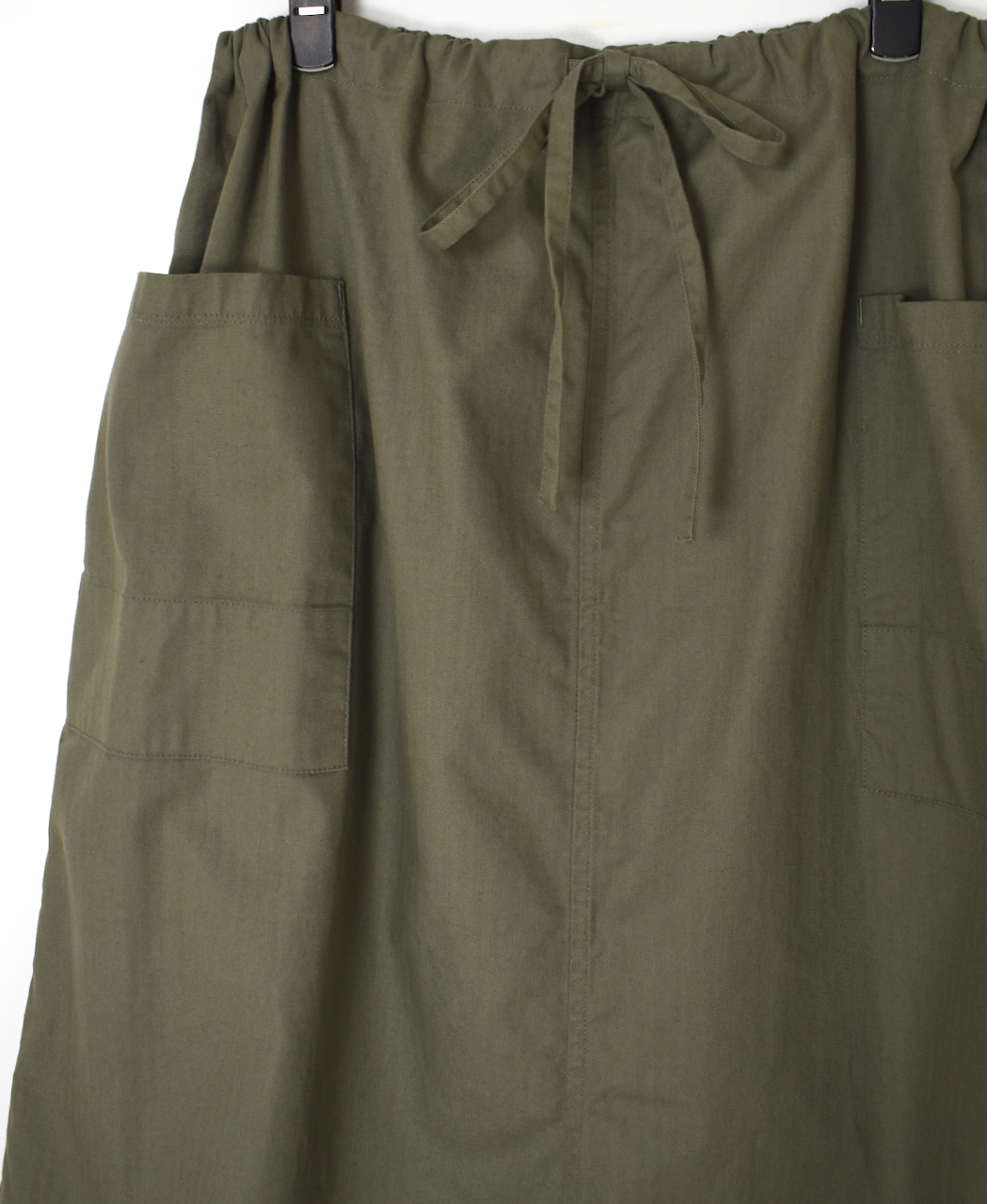 ●INHT2514CHW(スカート) COTTON HERRINGBONE WASH EASY SKIRT