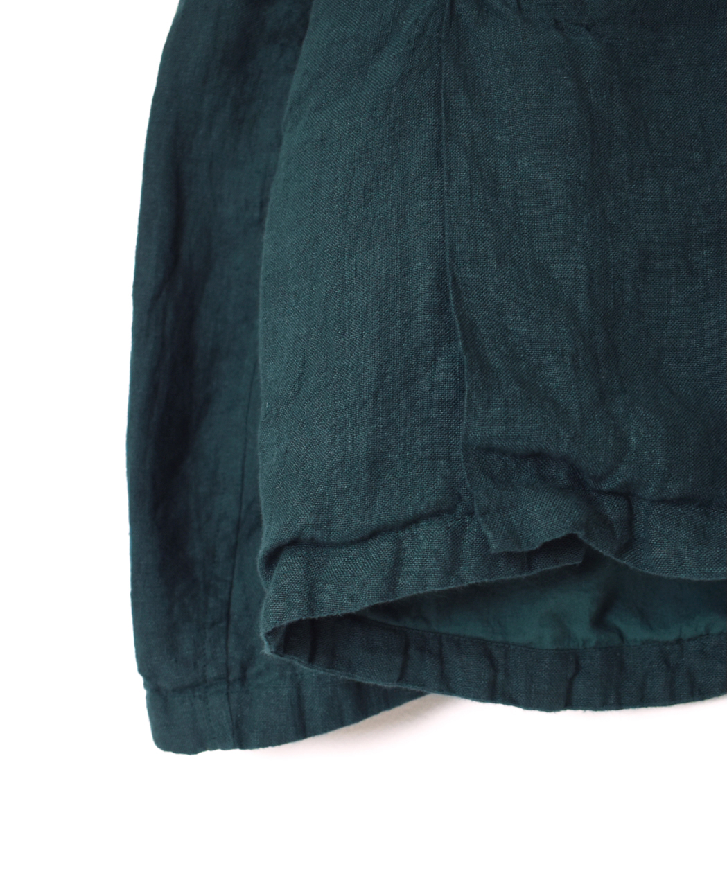 NVL2302LD (ジャケット) 50'S LINEN PLAIN (OVERDYE) MEN'S SIDE VENTS NO COLLAR JACKET