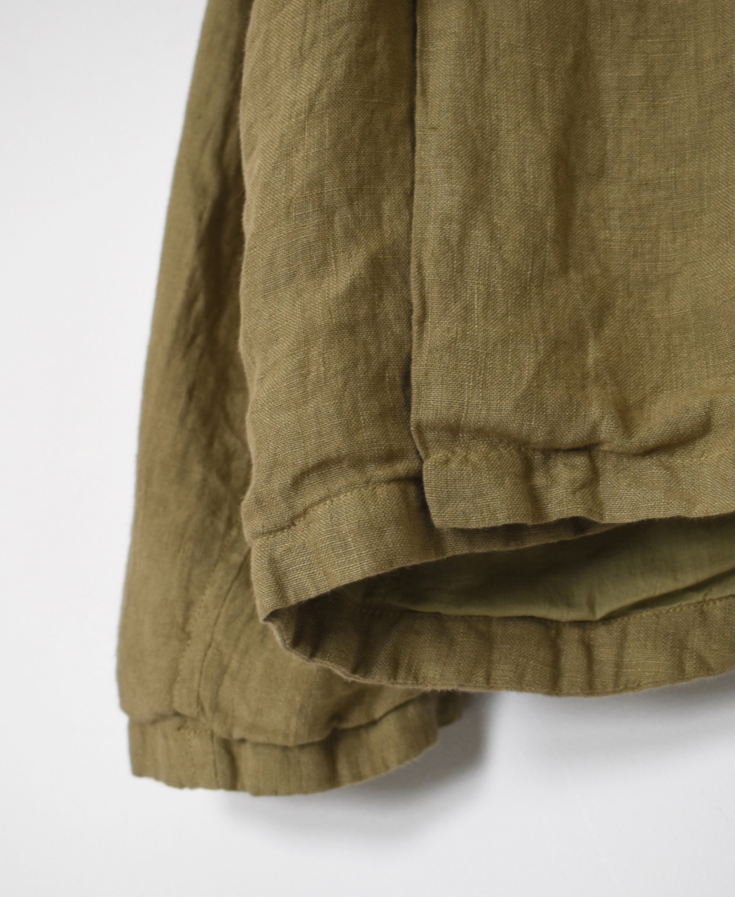 NVL2302LD (ジャケット) 50'S LINEN PLAIN (OVERDYE) MEN'S SIDE VENTS NO COLLAR JACKET