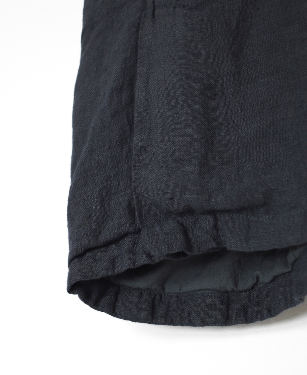 NVL2401LD (ベスト) 50'S LINEN PLAIN (OVERDYE) NO COLLAR VEST