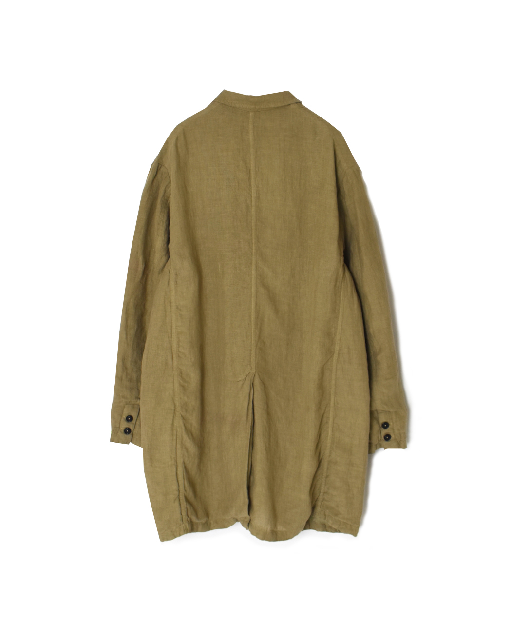 NVL2601LD (ジャケット) 50'S LINEN PLAIN (OVERDYE) TAILORED LONG JACKET