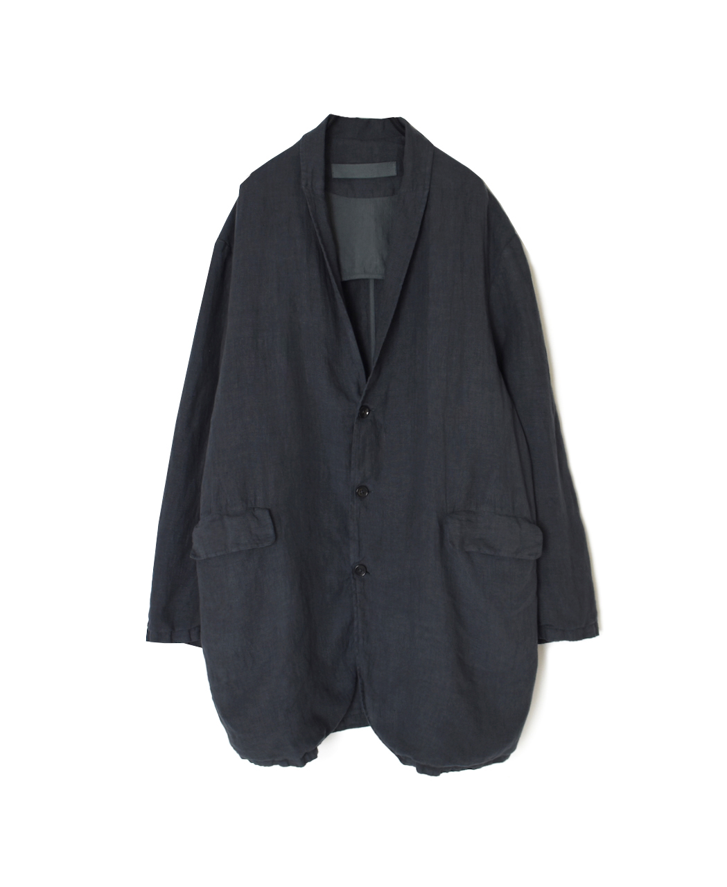 NVL2601LD (ジャケット) 50'S LINEN PLAIN (OVERDYE) TAILORED LONG JACKET