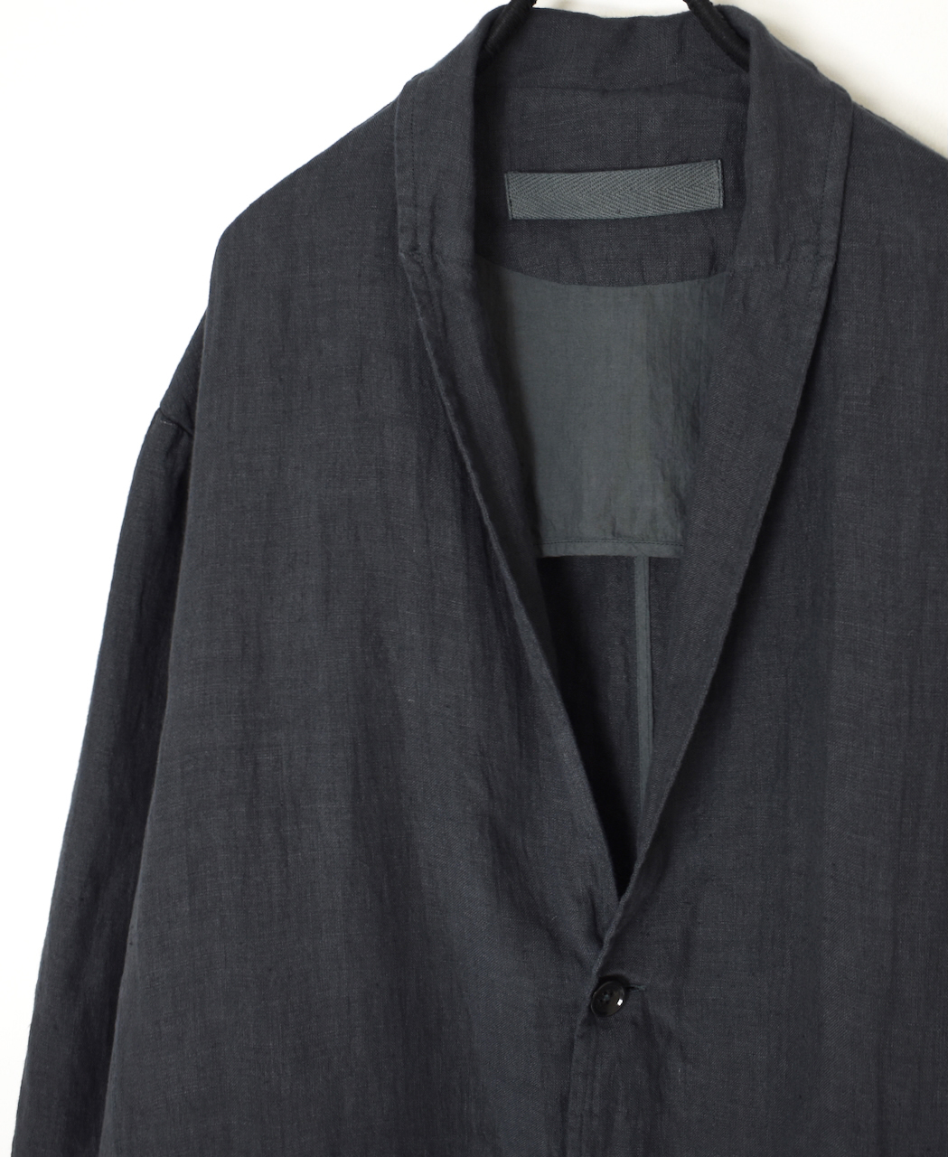 NVL2601LD (ジャケット) 50'S LINEN PLAIN (OVERDYE) TAILORED LONG JACKET