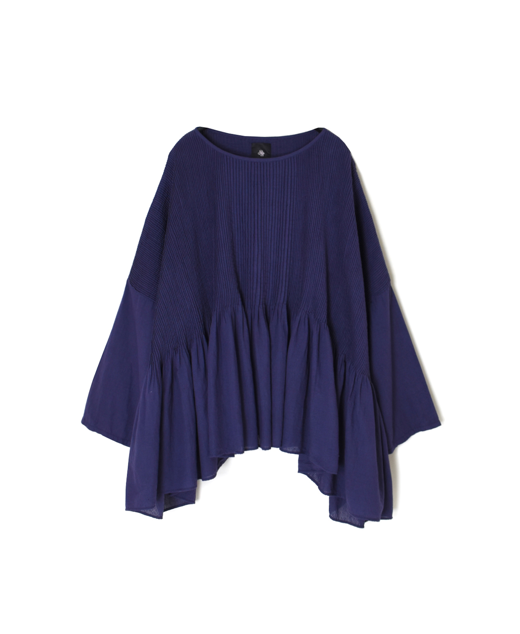 NMDS26231D(シャツ) 80s ORGANIC MICRO CHECK OVERDYE MINI PINTUCK