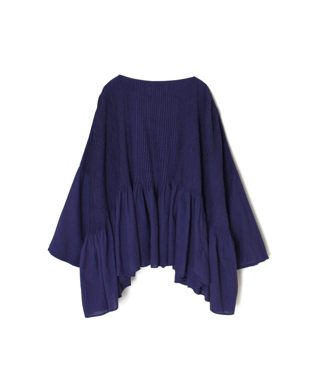 NMDS26231D(シャツ) 80s ORGANIC MICRO CHECK OVERDYE MINI PINTUCK PULLOVER