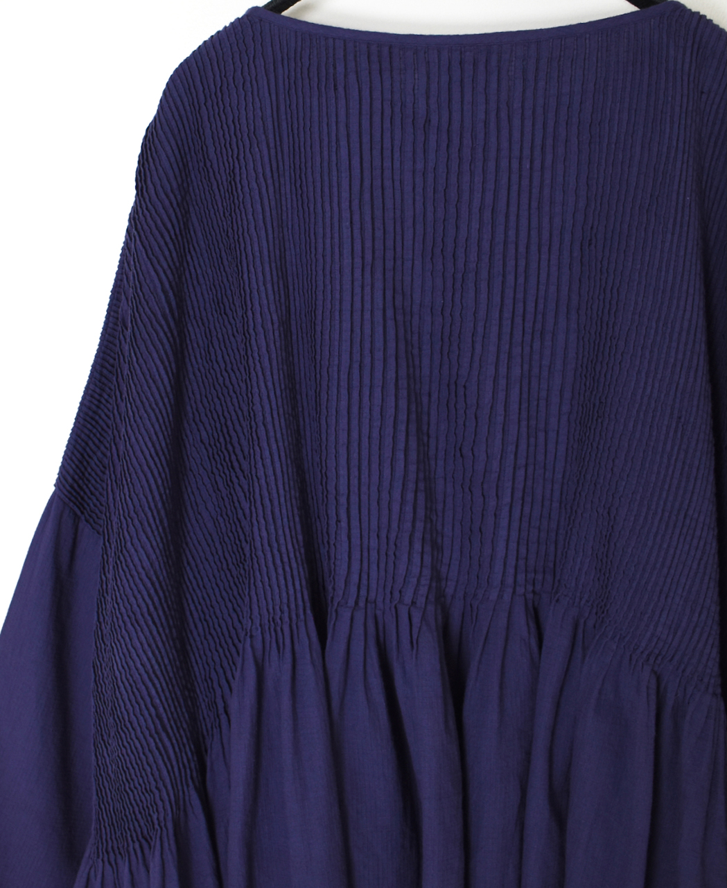 NMDS26231D(シャツ) 80s ORGANIC MICRO CHECK OVERDYE MINI PINTUCK PULLOVER