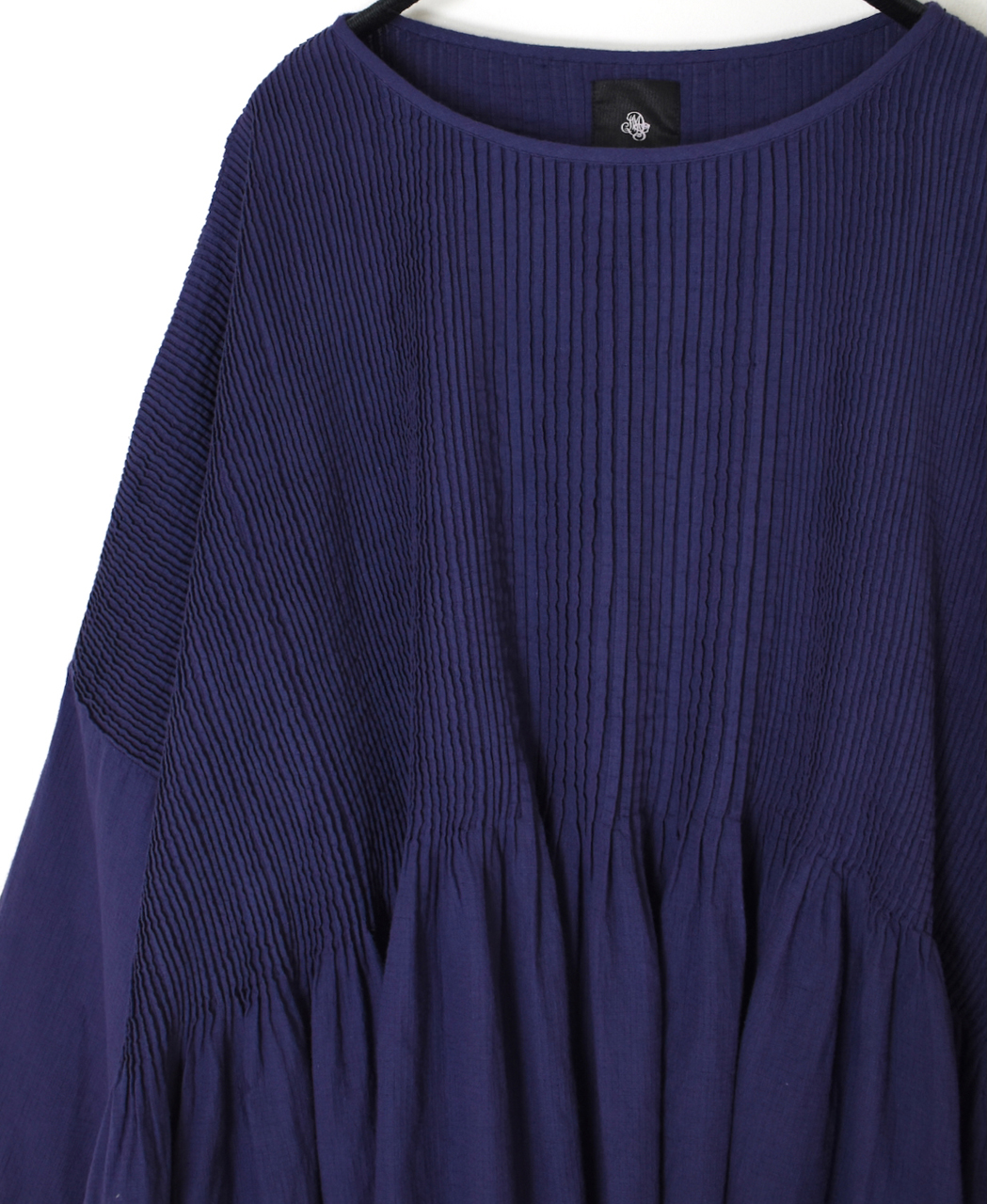 NMDS26231D(シャツ) 80s ORGANIC MICRO CHECK OVERDYE MINI PINTUCK PULLOVER