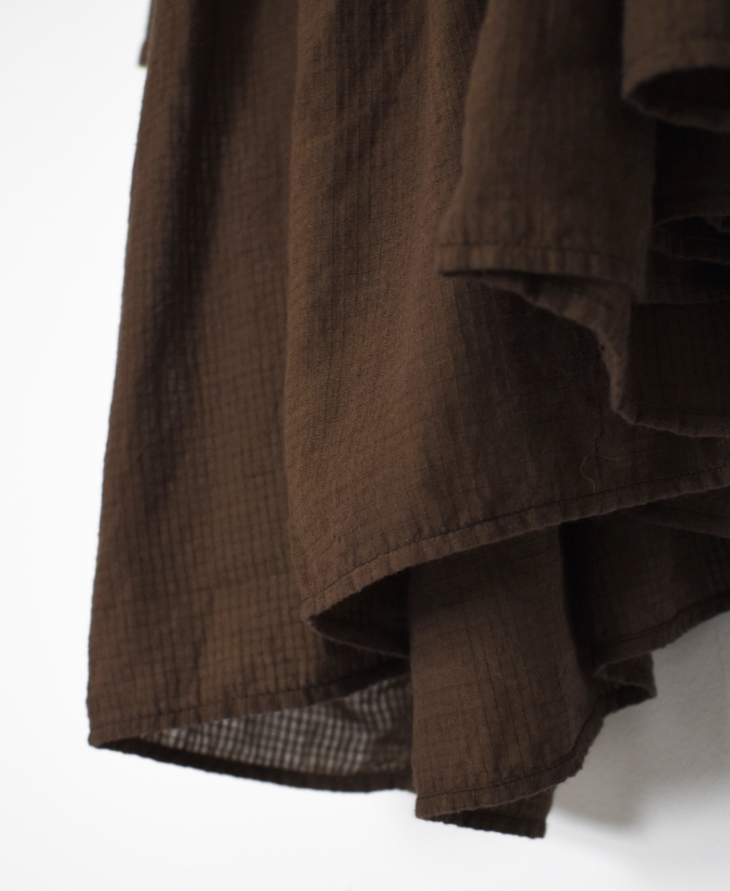 NMDS26231D(シャツ) 80s ORGANIC MICRO CHECK OVERDYE MINI PINTUCK PULLOVER