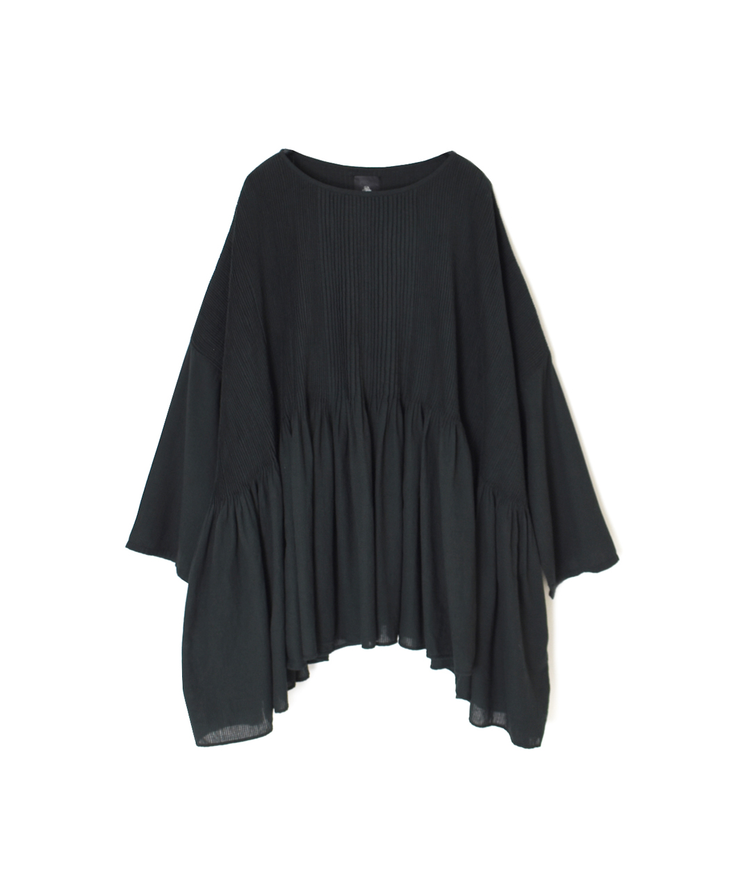 NMDS26231D(シャツ) 80s ORGANIC MICRO CHECK OVERDYE MINI PINTUCK PULLOVER