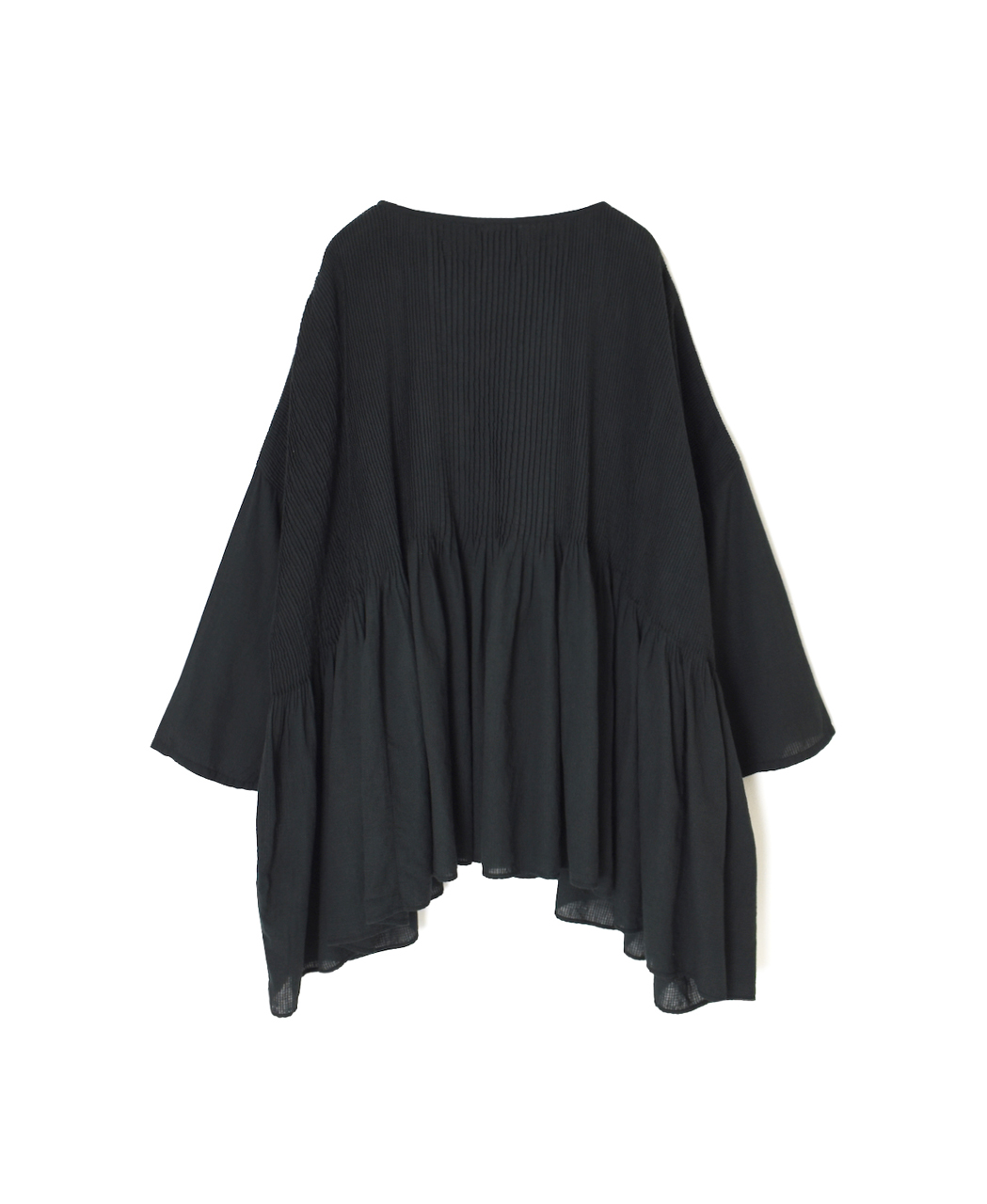 NMDS26231D(シャツ) 80s ORGANIC MICRO CHECK OVERDYE MINI PINTUCK PULLOVER