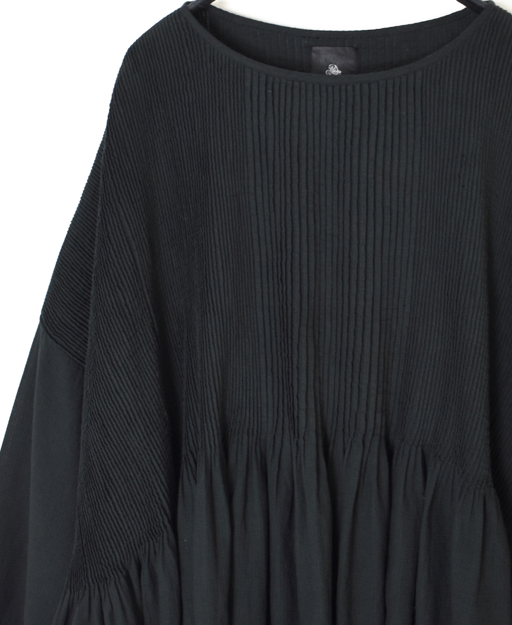 NMDS26231D(シャツ) 80s ORGANIC MICRO CHECK OVERDYE MINI PINTUCK PULLOVER