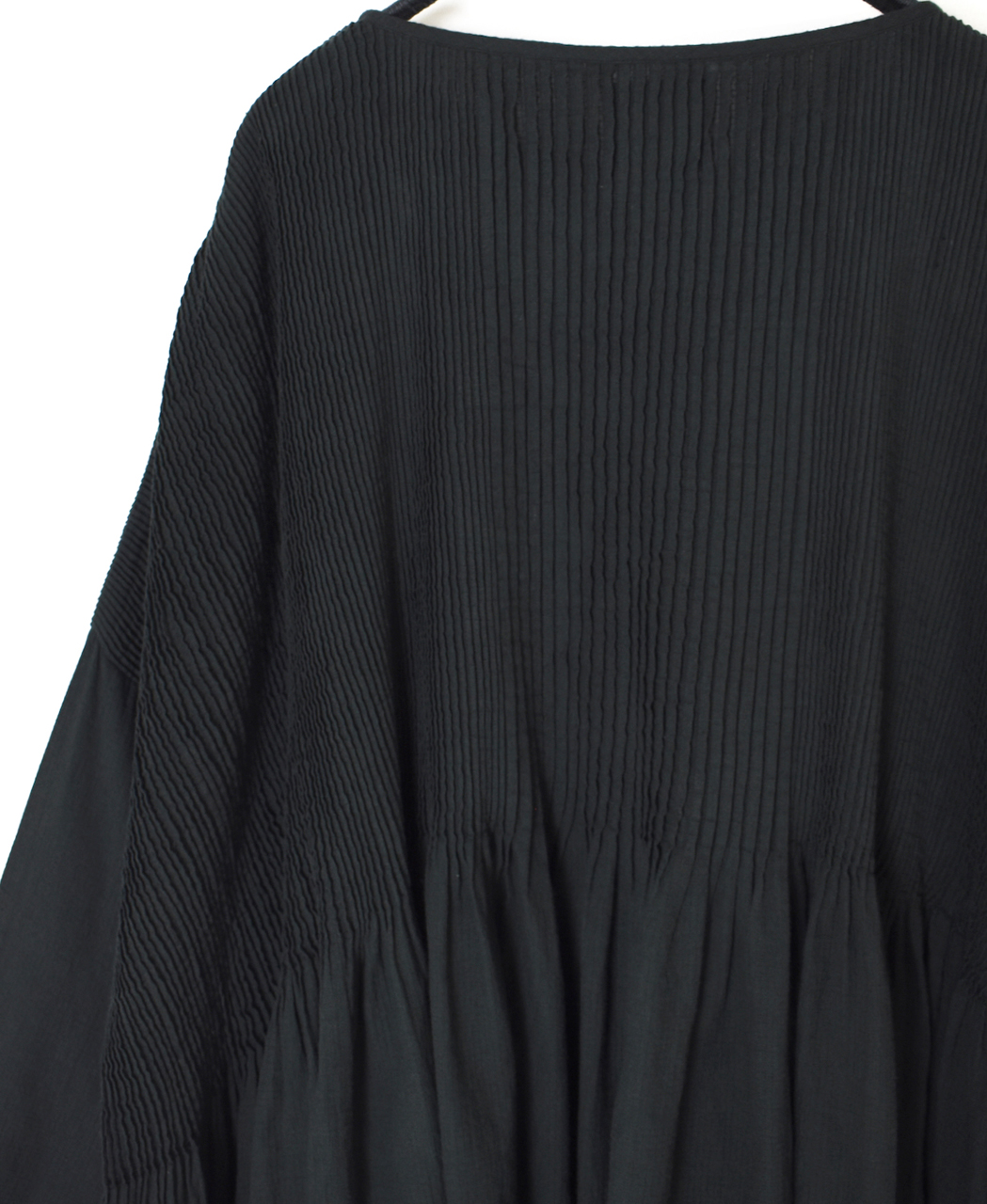 NMDS26231D(シャツ) 80s ORGANIC MICRO CHECK OVERDYE MINI PINTUCK PULLOVER