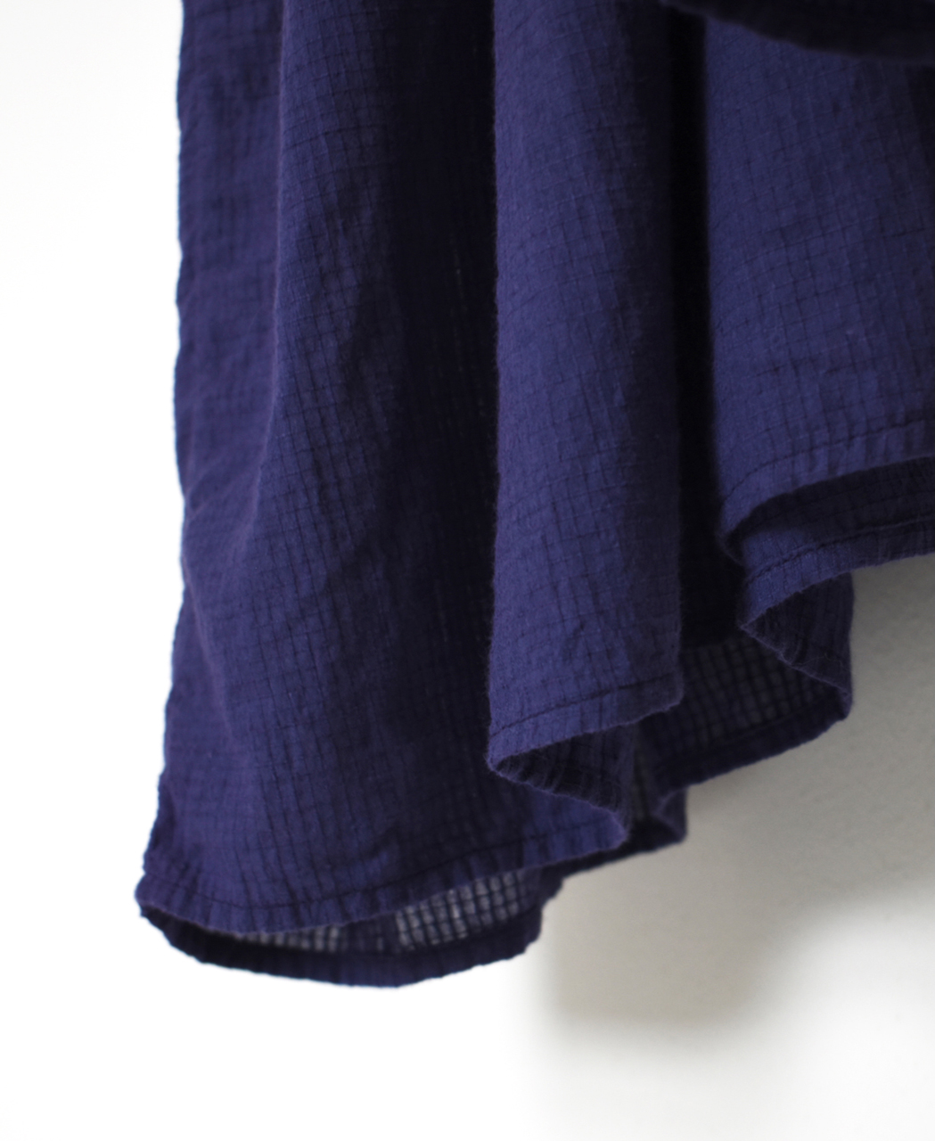 NMDS26232D(ワンピース) 80s ORGANIC MICRO CHECK OVERDYE MINI PINTUCK PULLOVER DRESS