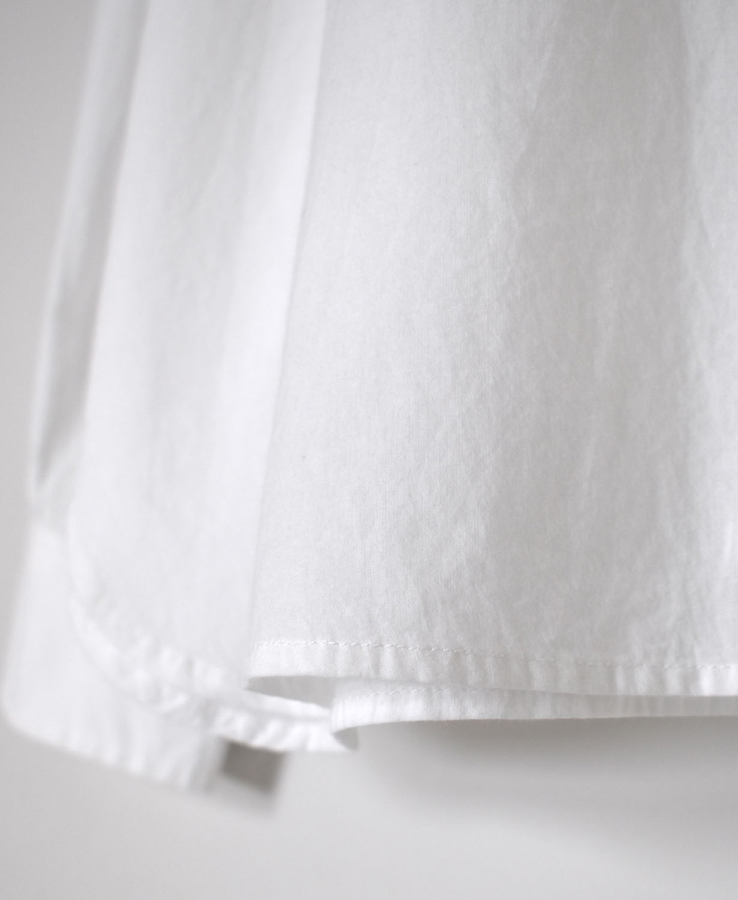 NMDS26221(シャツ) 60s ORGANIC CAMBRIC BANDED COLLAR EMB SHIRT