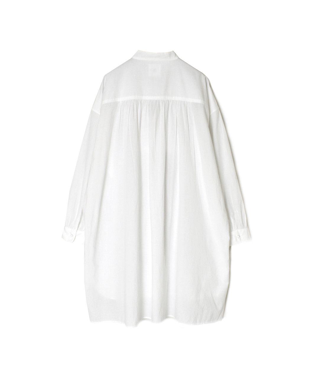 NMDS26222(チュニック) 60s ORGANIC CAMBRIC BANDED COLLAR EMB TUNIC