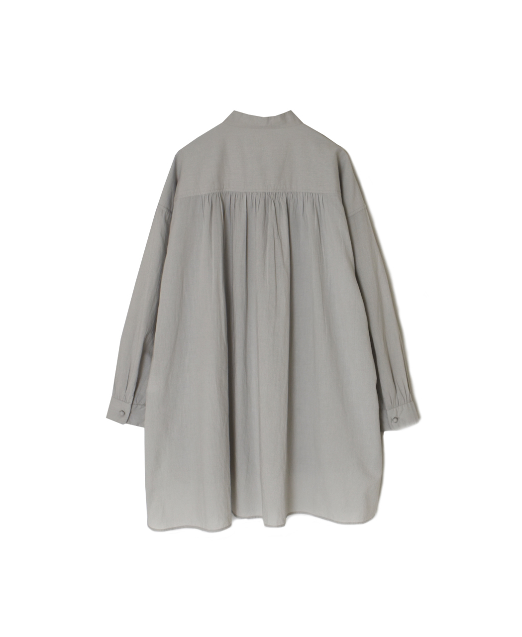 NMDS26222(チュニック) 60s ORGANIC CAMBRIC BANDED COLLAR EMB TUNIC