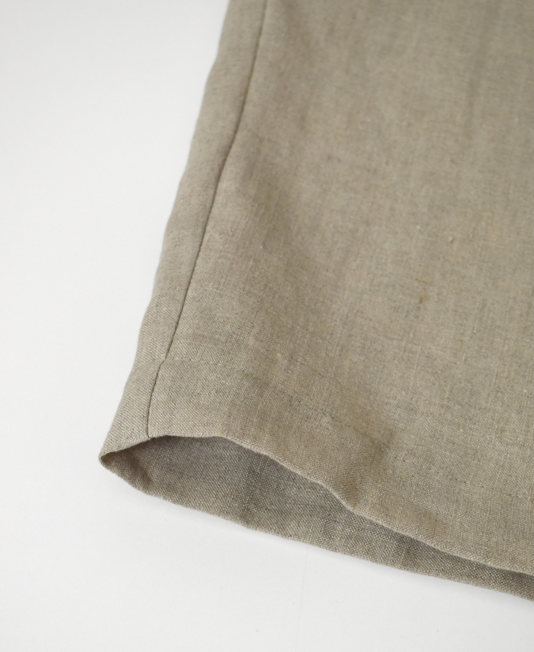 GNMDS2501FL(パンツ) 40s FRENCH LINEN DYED CANVAS 2TUCK TAPERED EASY PANTS