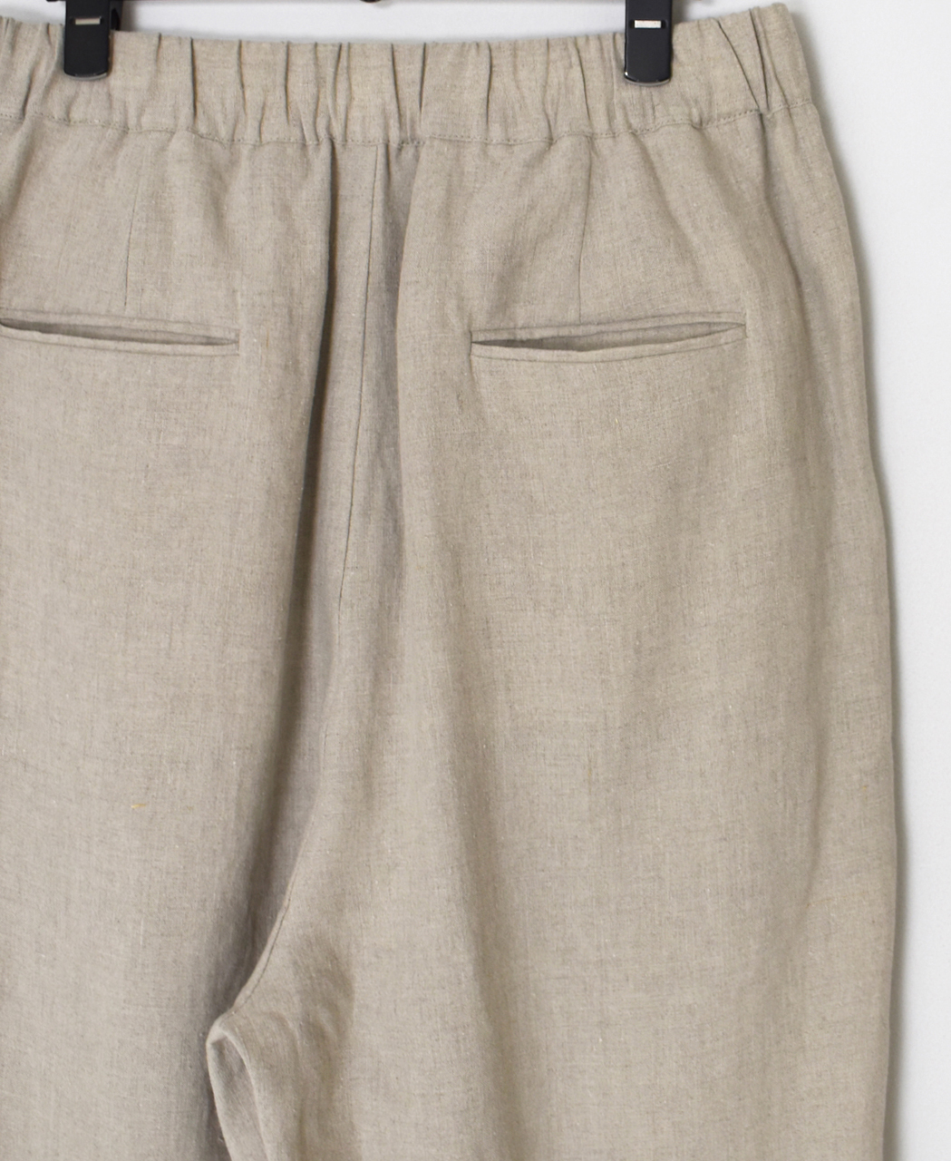 GNMDS2501FL(パンツ) 40s FRENCH LINEN DYED CANVAS 2TUCK TAPERED EASY PANTS