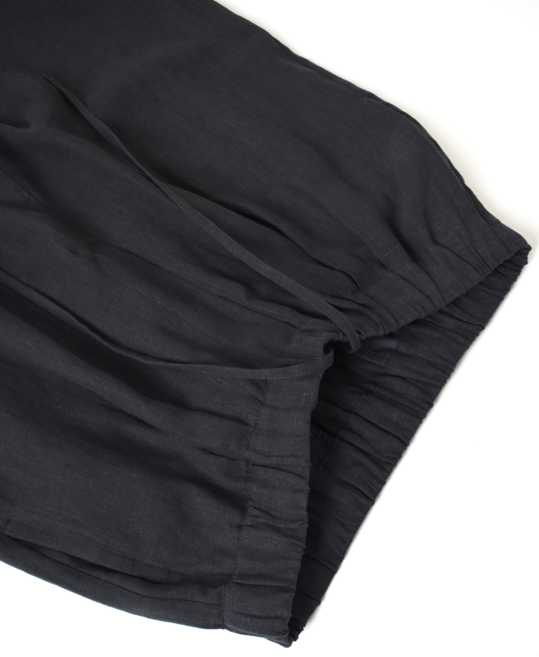 GNMDS2501FL(パンツ) 40s FRENCH LINEN DYED CANVAS 2TUCK TAPERED EASY PANTS