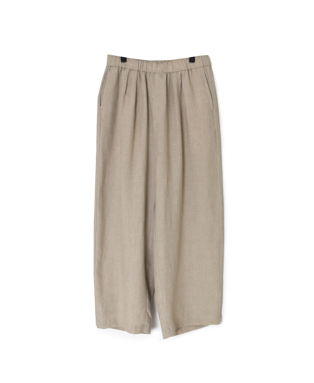 GNMDS2502FL(パンツ) 40s FRENCH LINEN DYED CANVAS 2TUCK WIDE EASY PANTS