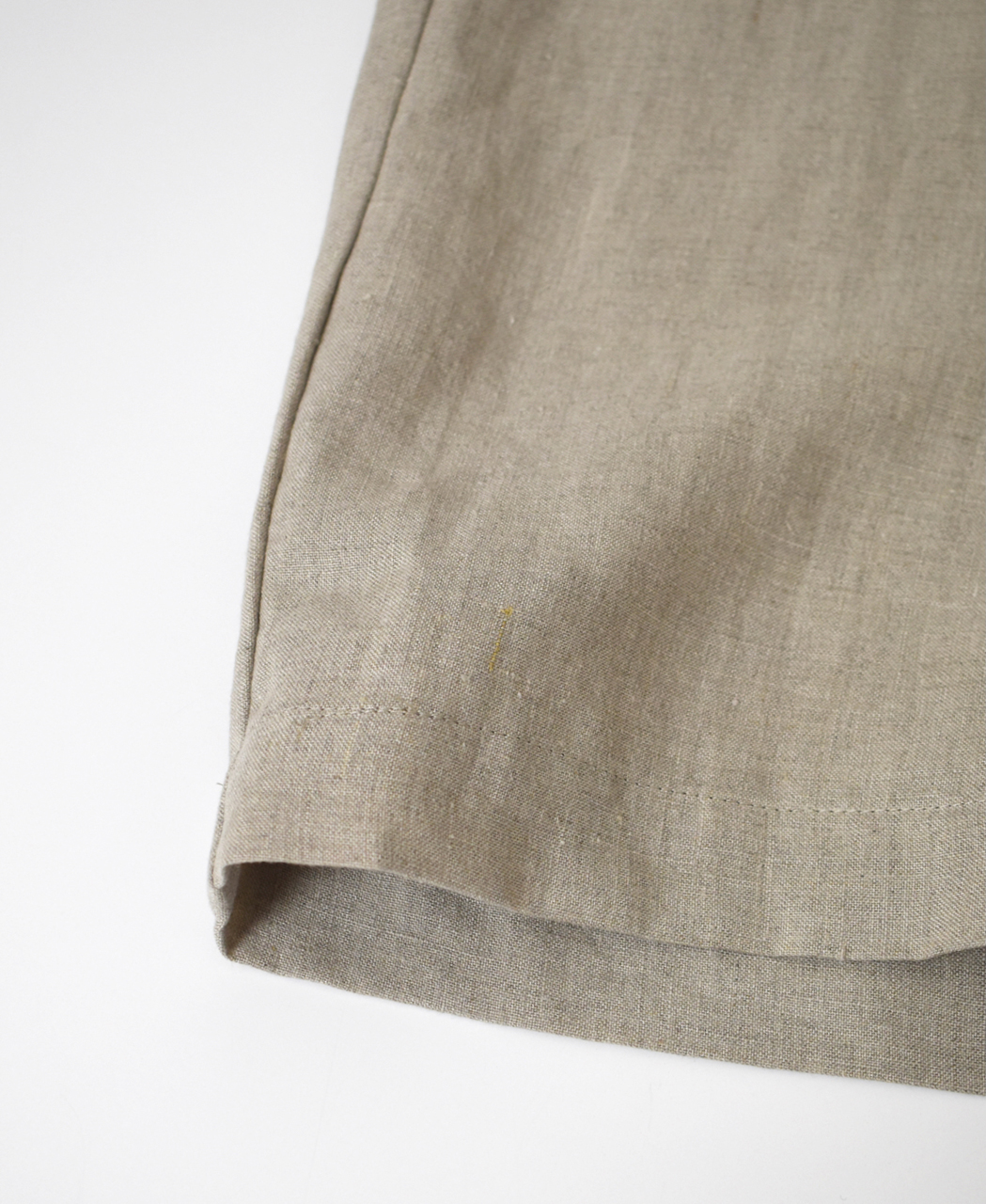GNMDS2502FL(パンツ) 40s FRENCH LINEN DYED CANVAS 2TUCK WIDE EASY PANTS