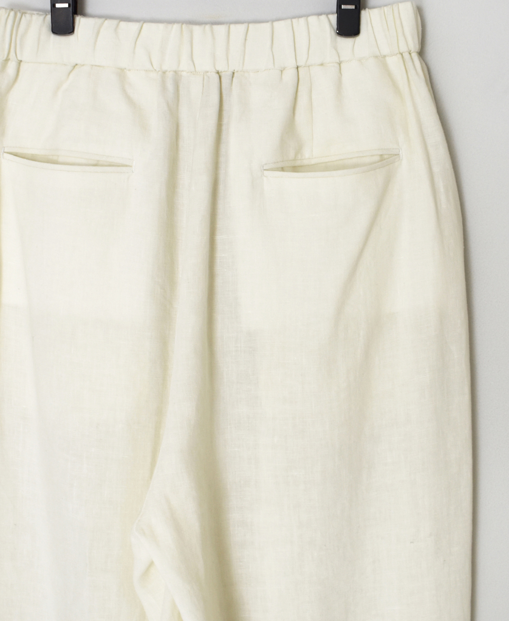 GNMDS2502FL(パンツ) 40s FRENCH LINEN DYED CANVAS 2TUCK WIDE EASY PANTS