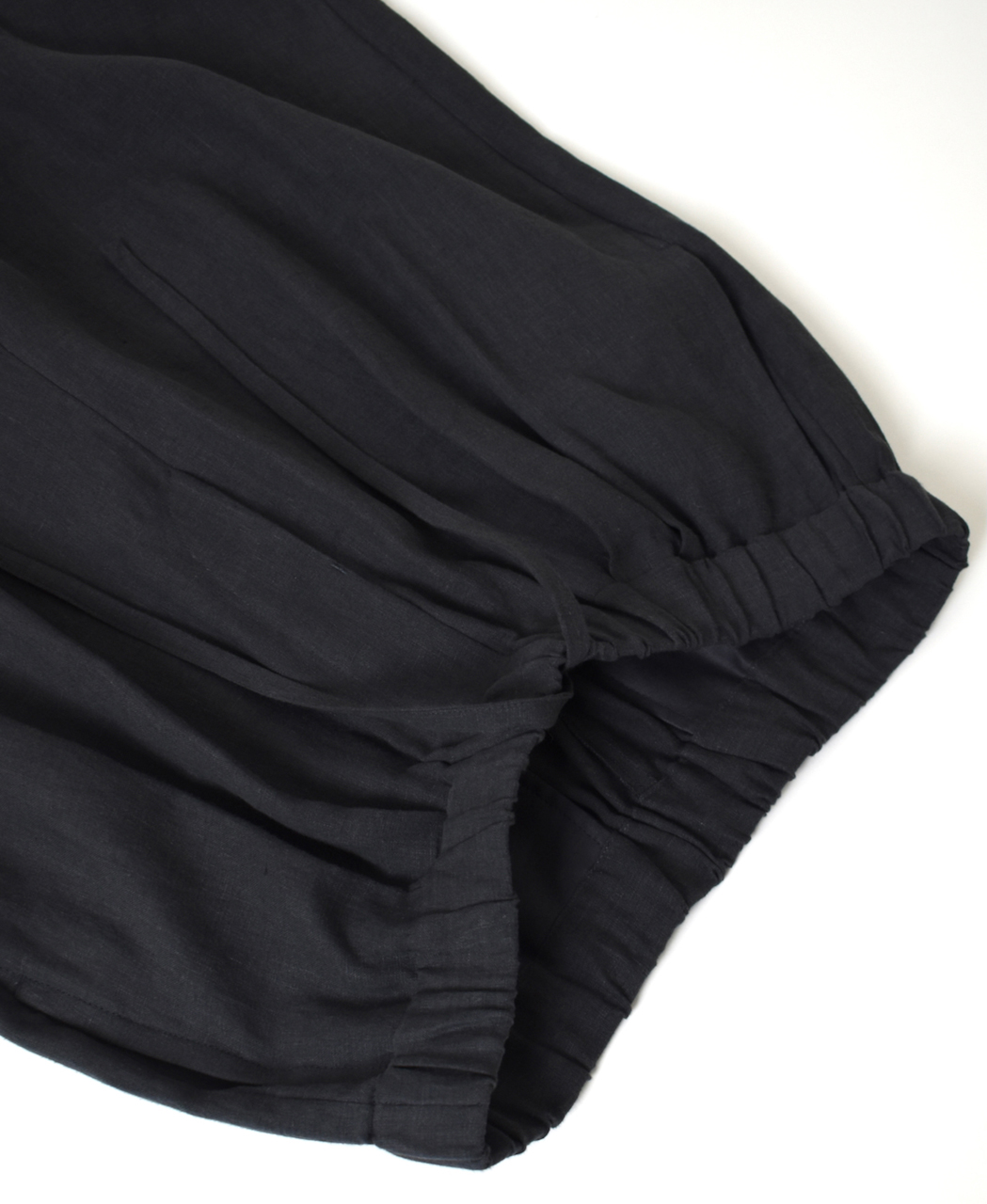 GNMDS2502FL(パンツ) 40s FRENCH LINEN DYED CANVAS 2TUCK WIDE EASY PANTS