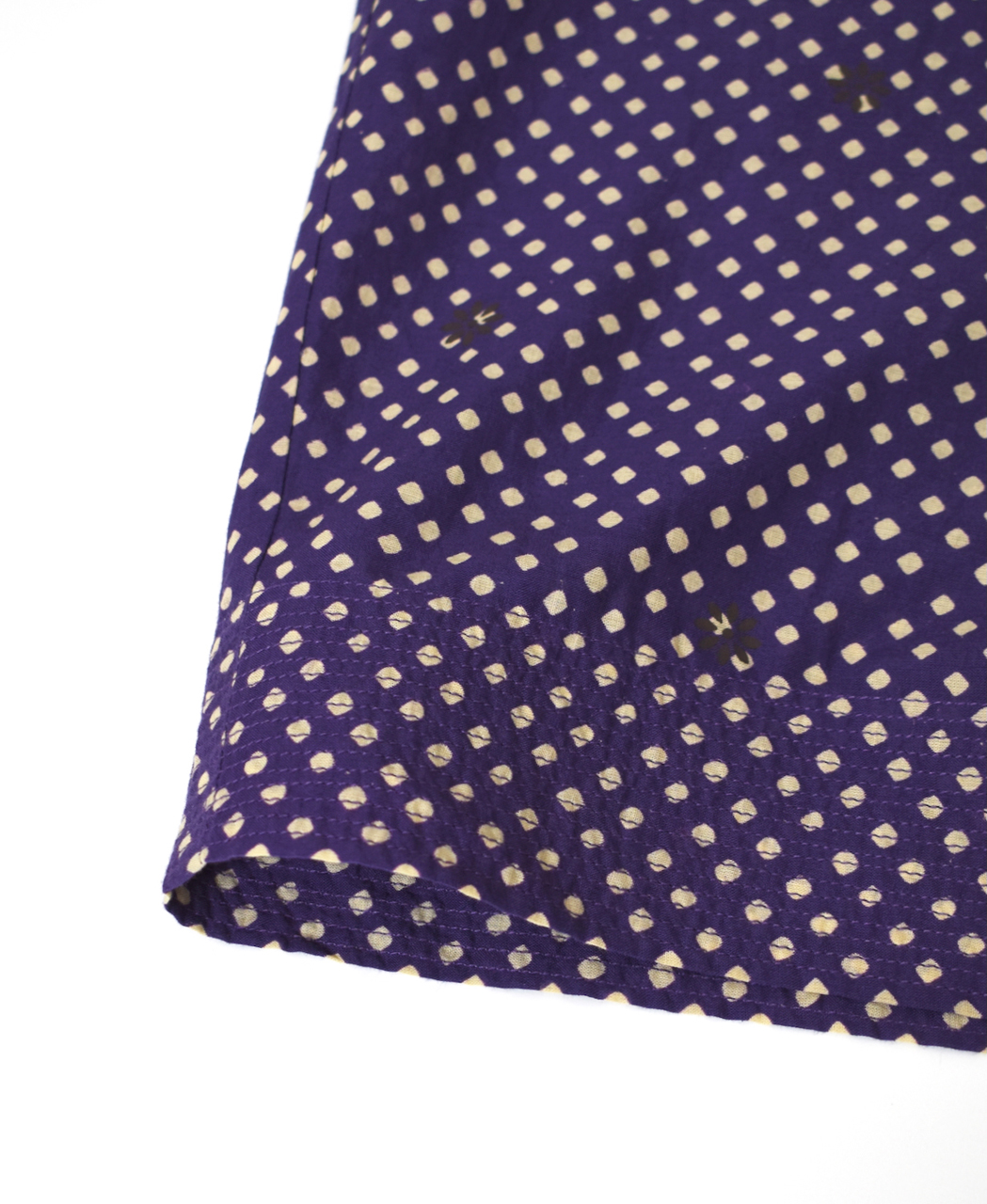 INMDS26085(パンツ) 80s VOILE SQUARE BLOCK PRINT EASY PANTS