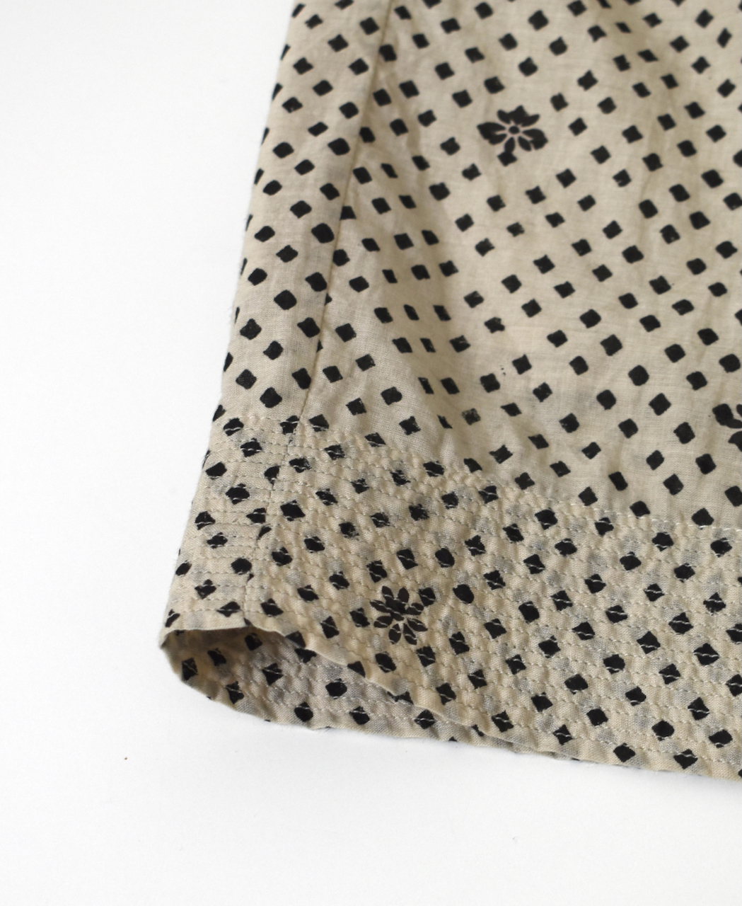 INMDS26085(パンツ) 80s VOILE SQUARE BLOCK PRINT EASY PANTS