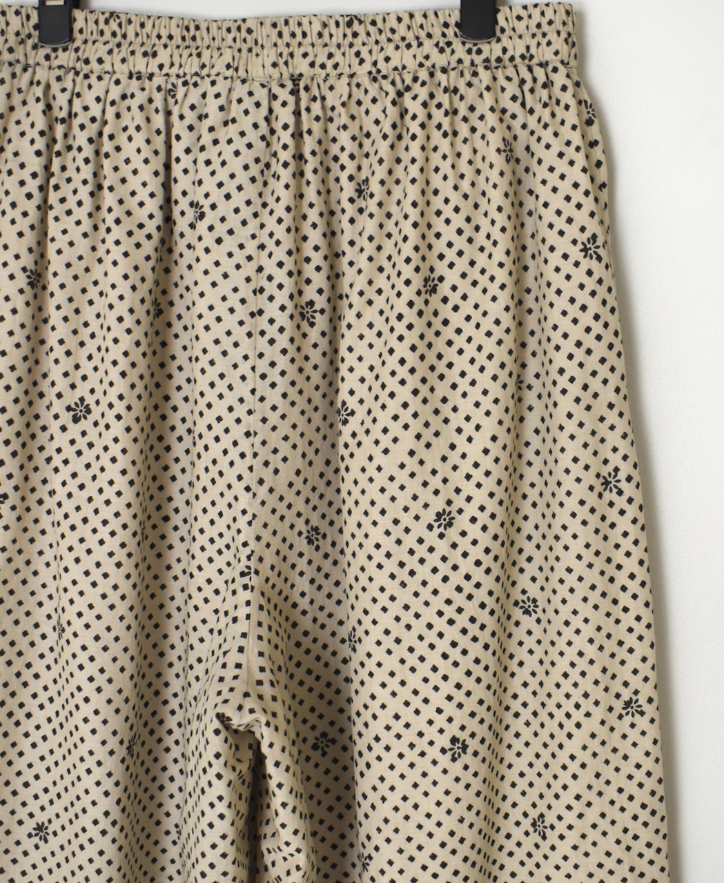 INMDS26085(パンツ) 80s VOILE SQUARE BLOCK PRINT EASY PANTS