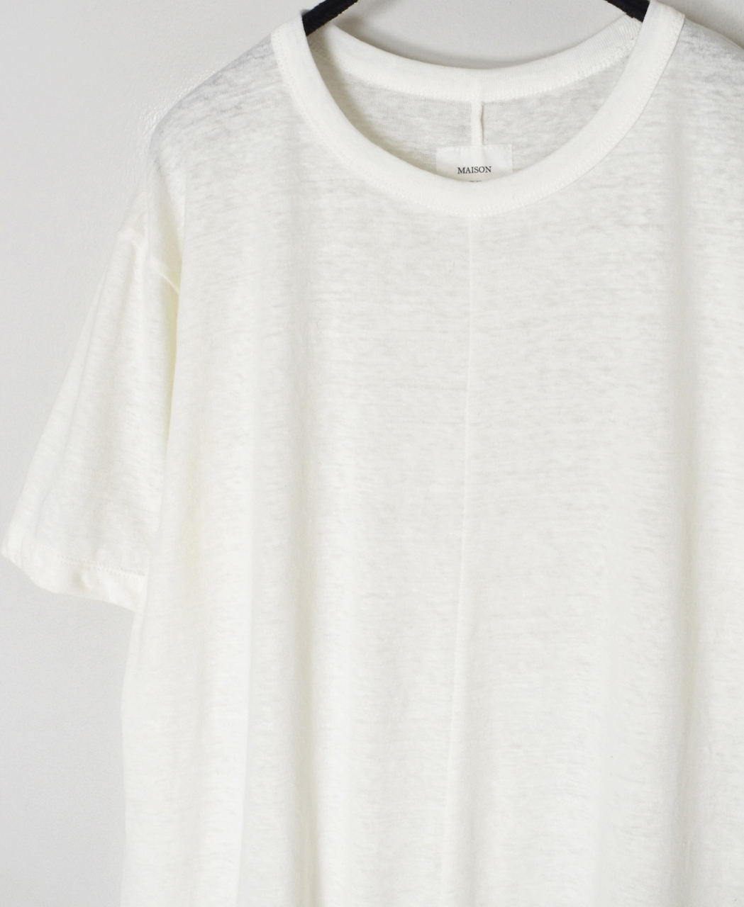 GMDSH2621(Tシャツ) COTTON/LINEN SINGLE JERSEY CREW NECK T-SHIRTS